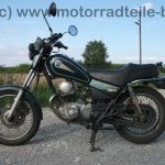 normal Yamaha SR 125 10F gruen Motoschaden Umfaller neue Reifen wie SR YBR TW XT 125 250 1
