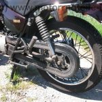 normal Yamaha SR 125 SE 10F weinrot Gepaecktraeger Topcase 2 Motor wie SR XT 125 250 22