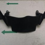 Abdeckung Tacho Tachoverkleidung Kawasaki ZR 7S ZR750H 2