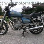normal Honda CM 400 T blau CRASH SCHUH Gepaecktraeger Koffersystem wie CB CM 125 200 250 400 C T Twin NC01 MC01 MC06 Chopper Custom 1