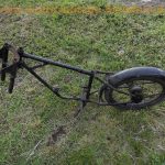 Göricke GÖ100 GOe100 GO100 Wrack Ersatzteile Rahmen Gabel Hauptstaender Hinterrad Fender Schutzblech 2