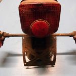 Komplett Kotfluegel mit Rücklicht und Blinker Honda CM 185 T 2