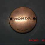 LICHTMACHINE DECKEL und DICHTUNG HONDA CB 125T 1