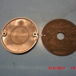 LICHTMACHINE DECKEL und DICHTUNG HONDA CB 125T 2