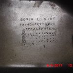 Seitendeckel links HONDA CB125T 3