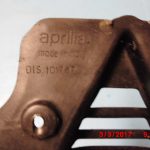 Verkleidung über Auspuffkrümmern Auspuff Krümmer verkleidung APRILIA RSV 1000 Mille 3