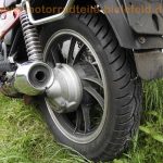 normal Yamaha XJ 650 4K0 Kardan rot braun Hecktraeger Gepaecktraeger 52kW original Auspuff 4K0 14721 30