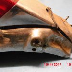 Komplett Schutzblech hinten Honda VF750 RC09 3