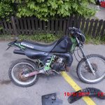Kawasaki KMX125 Zweitakt Enduro KIPS Motor 1