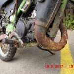 Kawasaki KMX125 Zweitakt Enduro KIPS Motor 17