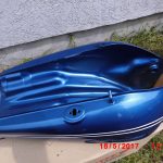Yamaha RD125 RD200 RD250 Tank Blau 12