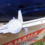 Yamaha RD125 RD200 RD250 Tank Blau 16