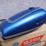Yamaha RD125 RD200 RD250 Tank Blau 7