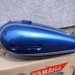 Yamaha RD125 RD200 RD250 Tank Blau 9