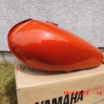 Yamaha RD125 RD200 RD250 Tank Orange 1