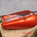 Yamaha RD125 RD200 RD250 Tank Orange 6