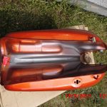Yamaha RD125 RD200 RD250 Tank Orange 7