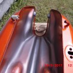 Yamaha RD125 RD200 RD250 Tank Orange 8