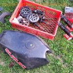 Suzuki GS 550 M KATANA Haensle 4 1 Auspuff M Lenker Extras Marzocchi Neuteile 10