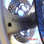 Vorderrad mit Bremsscheibe Suzuki GSX600F Typ GN72B 10