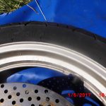Vorderrad mit Bremsscheibe Suzuki GSX600F Typ GN72B 2