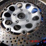 Vorderrad mit Bremsscheibe Suzuki GSX600F Typ GN72B 3
