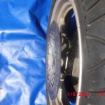 Vorderrad mit Bremsscheibe Suzuki GSX600F Typ GN72B 8