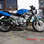 normal Honda CB 1 CB400F NC27 blau Tankdellen Motor Technik wie CBR400RR NC23 NC29 36