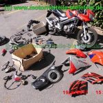 normal Honda CBR125R JC34 rot Sturz plus Teile Ersatzteile parts spares spare parts ricambi repuestos wie JC39 3