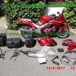 normal Kawasaki ZZR1100 ZXT10D rot crash LSL Superbike GIVI Teile Ersatzteile parts spares spare parts ricambi repuestos wie ZZR ZZ R 1100 ZXT10C 1