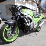 normal Kawasaki ZZR600D ZX600D giftgruen 1992 98PS Ersatzteile spare parts original Verkleidung neue LUCAS Bremsscheiben 95