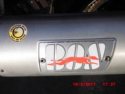 normal Suzuki GSF1200S Bandit GV75A crash BOS Auspuff TRW Lucas Fussrasten Ersatzteile Teile spares spare parts wie WVA9 49