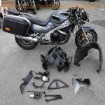 normal Suzuki GSX1100F GV72C Krauser Koffersystem Gepaecktraeger und Koffer Stahlflex Motor 1127ccm V708 138PS wie in GSX R 1100 GV73C 1