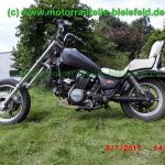 Honda V45 AME US Magna RC07 baugleich VF750C RC09 breite gereckte AME Gabel vorverlegte Seeger Fussrasten Anlage – wie VT VF 500 700 750 Super Magna Shadow 1