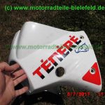 Yamaha XT600Z Tenere 3AJ Teile Ersatzteile spares parts front fender Kotfluegel Schutzblech Tank Kanzel cowling Seitenteil Seitendeckel side cover wie 1VJ 28