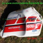Yamaha XT600Z Tenere 3AJ Teile Ersatzteile spares parts front fender Kotfluegel Schutzblech Tank Kanzel cowling Seitenteil Seitendeckel side cover wie 1VJ 47