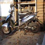 normal HerChee Adly CAT 125 silber blau Roller Scooter GY6 Ersatzteile Teile spares spare parts Gepaecktraeger 2