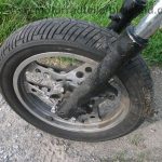 normal Honda CBX 750 F RC17 rolling Chassis 39mm Gabel Rahmen Vorderrad Hinterrad Schwinge Lenker Federbein 12