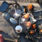 normal Honda CB 250 RS rot MC02 zerlegt Motor demontiert Neuteile wie XL CL 250 R S MD03 MD04 MD06 Deluxe 17b