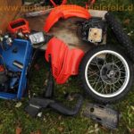 normal Honda MTX200R MD07 zerlegt Ersatzteile Rahmen Verkleidung Gabel Motor Raeder Auspuff uvm wie MTX125R JD05 18
