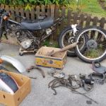 normal Honda XL 250 S teilzerlegt Fred original grau schwarz wie XL 250 500 S R PD02 1