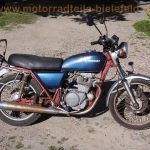 normal Kawasaki KZ200A Z200A blau rot rostig Einzylinder Oldtimer Gepaecktraeger Papiere 5