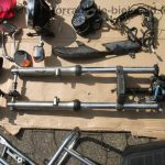 normal Kawasaki KZ 250 A Twin grau blau zerlegt wie Z KZ 400 440 Twin LTD A C H 11