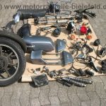 normal Kawasaki KZ 250 A Twin grau blau zerlegt wie Z KZ 400 440 Twin LTD A C H 4