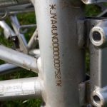 normal Yamaha TRX 850 4UN 2x Rahmen mit Brief frame with documents 12