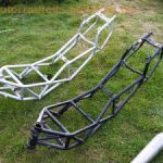 normal Yamaha TRX 850 4UN 2x Rahmen mit Brief frame with documents 4