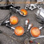 normal Yamaha XV125 Virago 5AJ rot Chopper in Teilen spare parts Ersatzteile wie XV250 3LS 3LW XV535 3BR 2YL 57