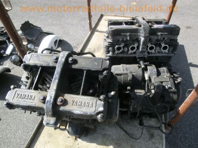 normal Yamaha XJ 550 4V8 weiss Ersatz Teile Motor Heck Buegel wie XJ 400 600 650 750 3