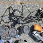 normal Yamaha XJ 550 4V8 weiss Ersatz Teile Motor Heck Buegel wie XJ 400 600 650 750 36