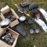 normal Yamaha XS 650 Typ 447 Ersatzteile Teile spares spare parts Fender Seitenteile Scheinwerfer Airbox Ruecklicht Instrumente Tacho DZM Dehzahlmesser 2